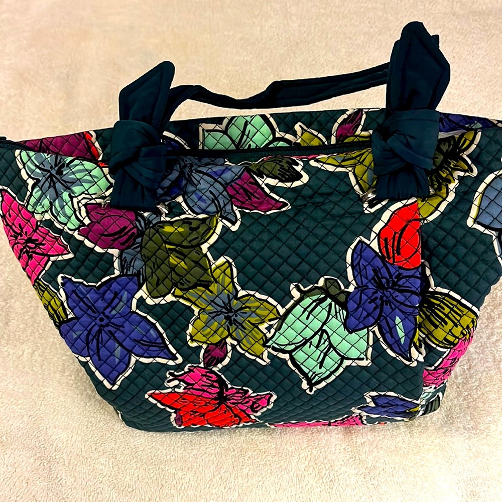 Falling Flowers Hadley East West Tote